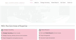 Desktop Screenshot of mjc-consulting.com